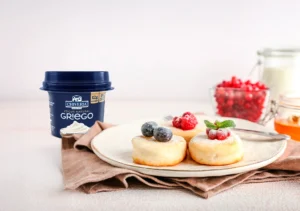Receta para hacer panqueques con yogurt griego